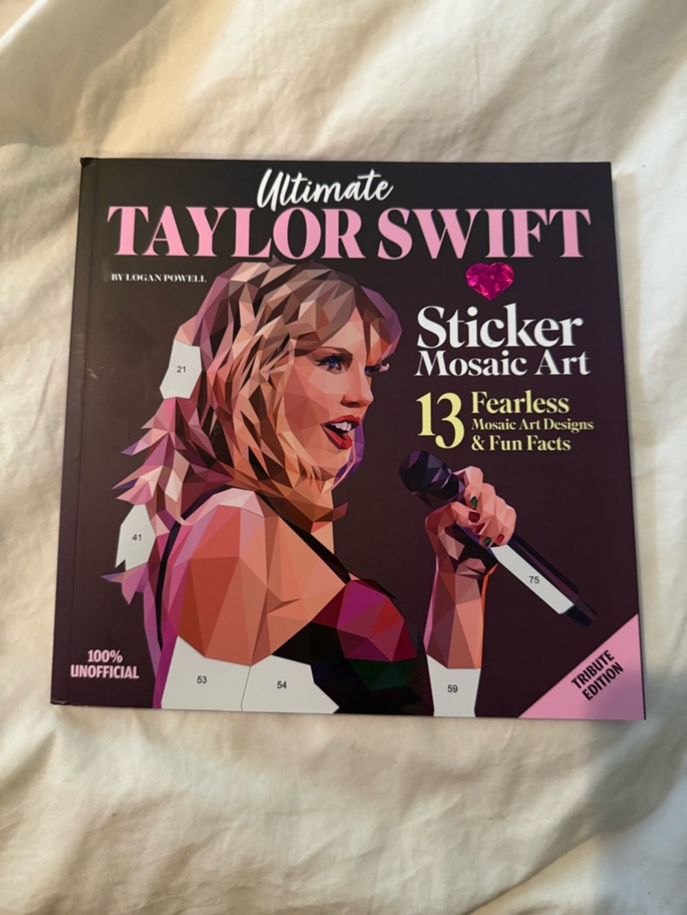 Taylor Swift Purple Sticker Mosaic Art Kit